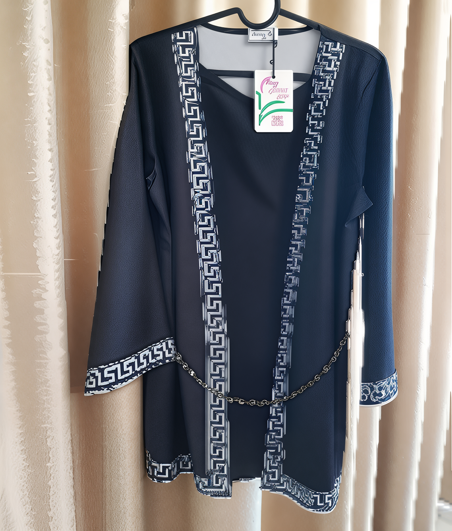 1pcs Solid Black Long Shrug
