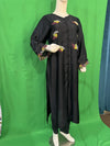 Black Silk Embroided Suit 2 PCs