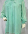 Green Chiffon Top