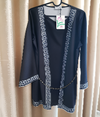 1pcs Solid Black Long Shrug