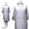 Metalic Mauve Pure Cotton Net 4 PCs Suit