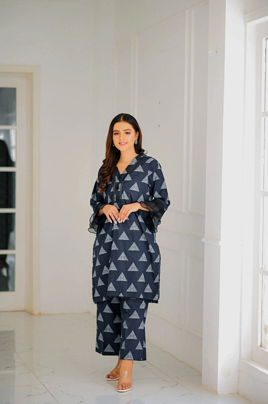 Digitally Black Printed